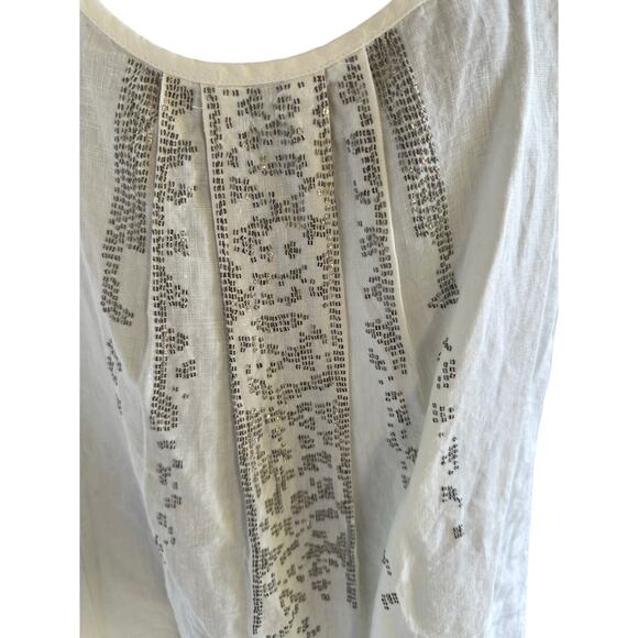 Eileen Fisher- Linen Sequin Tank - XL (NWOT) - Picture 2 of 9
